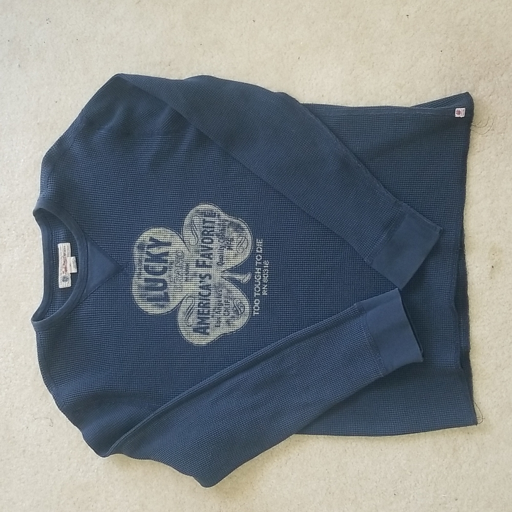 Mens lucky brand long sleeve